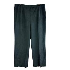 New Kasper Woman Sz 18 Plus Dress Pants Straight Fit Slacks Fully Lined NWT